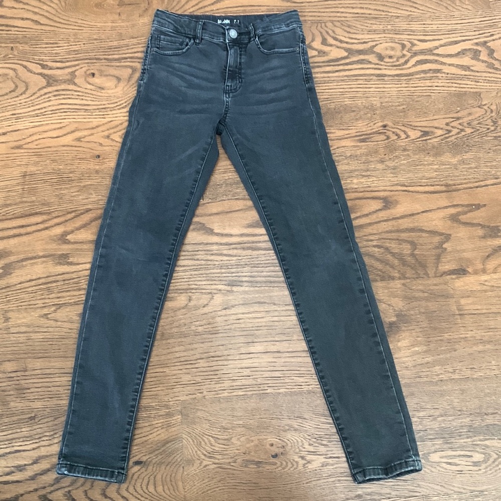 Zara kids black denim size 10